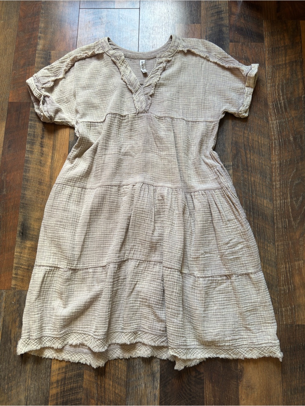 Zenana Outfitters Double Gauze Dress
